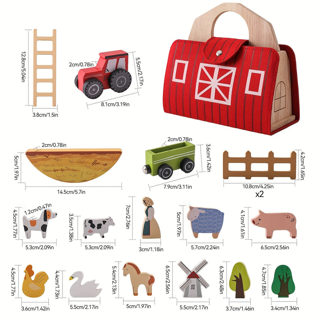 Wooden Baby Educational Play House