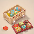 Wooden Educational Toy Car Set