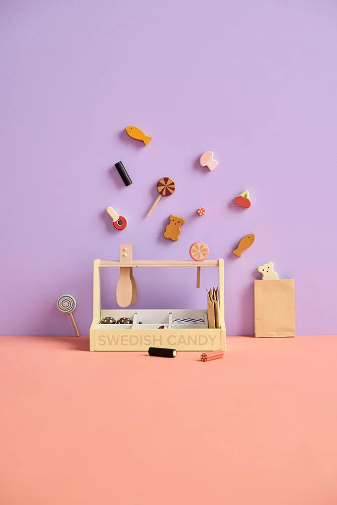 Wooden Swedish Candy Shop
