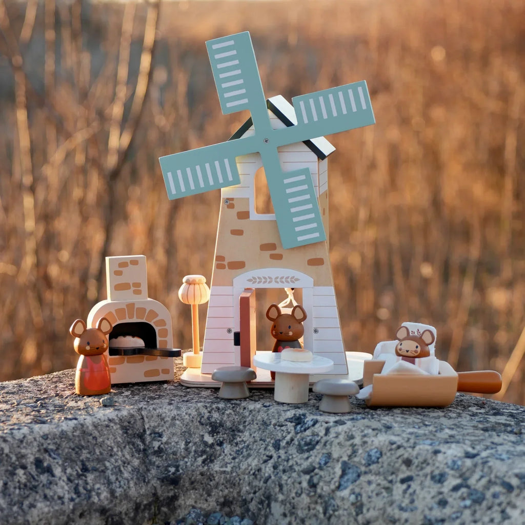 Wooden Windmill Playset