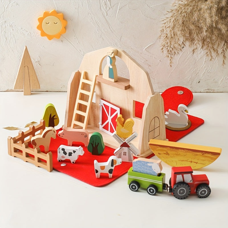 Wooden Baby Educational Play House