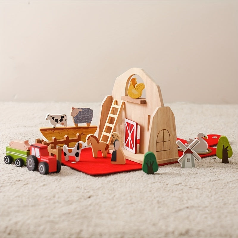Wooden Baby Educational Play House