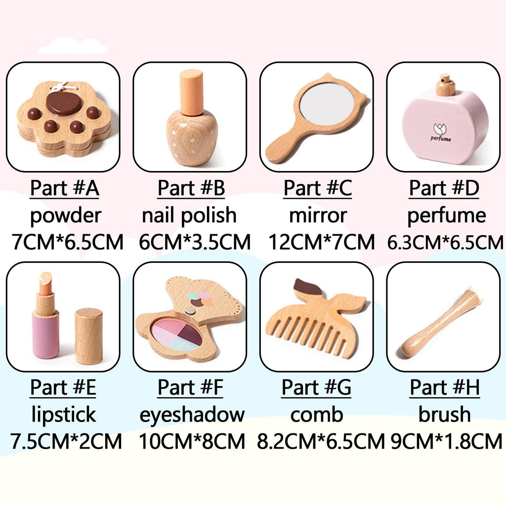 Wooden Kids Makeup Set