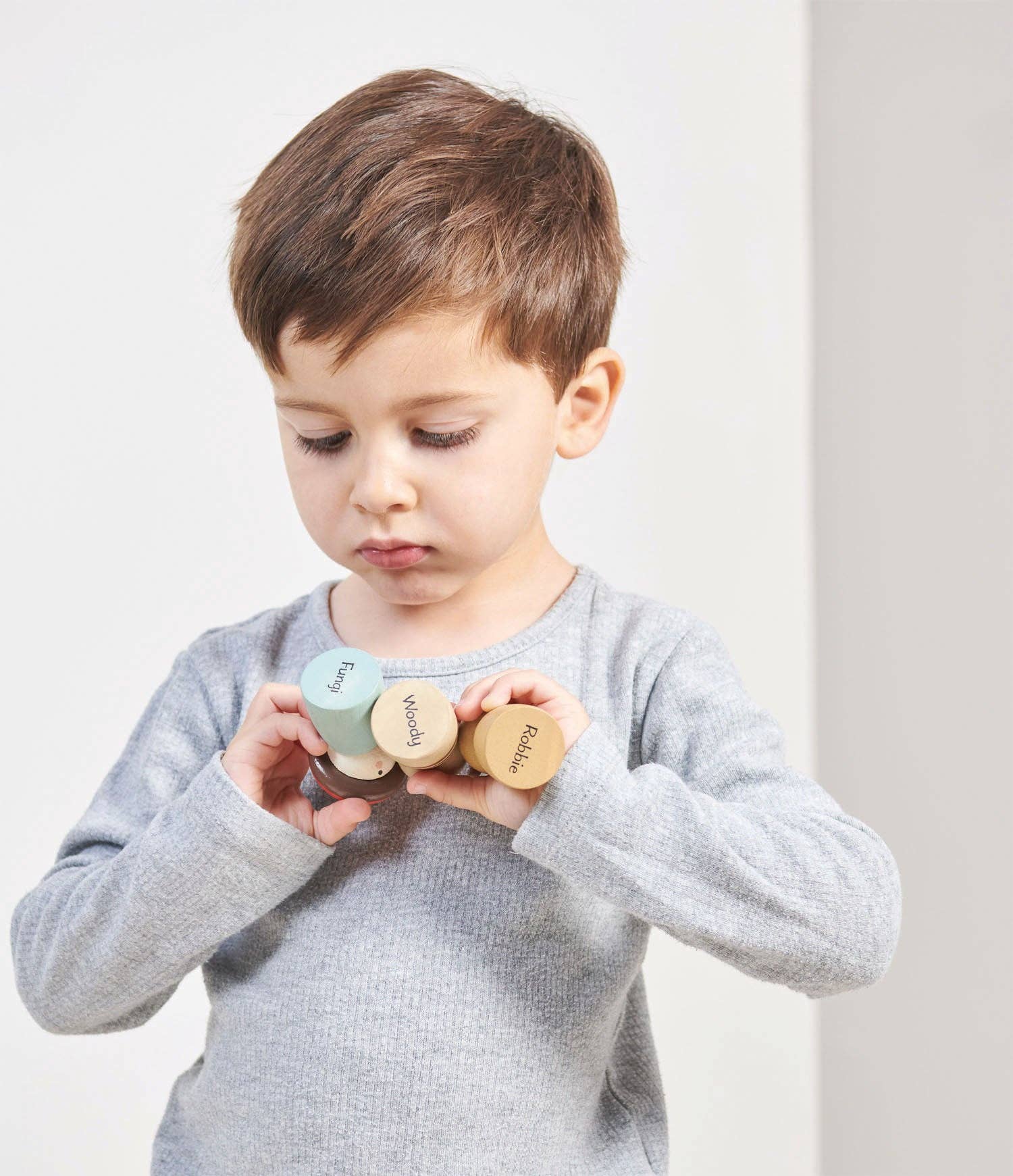 Wooden Timber Taxi Toy Car
