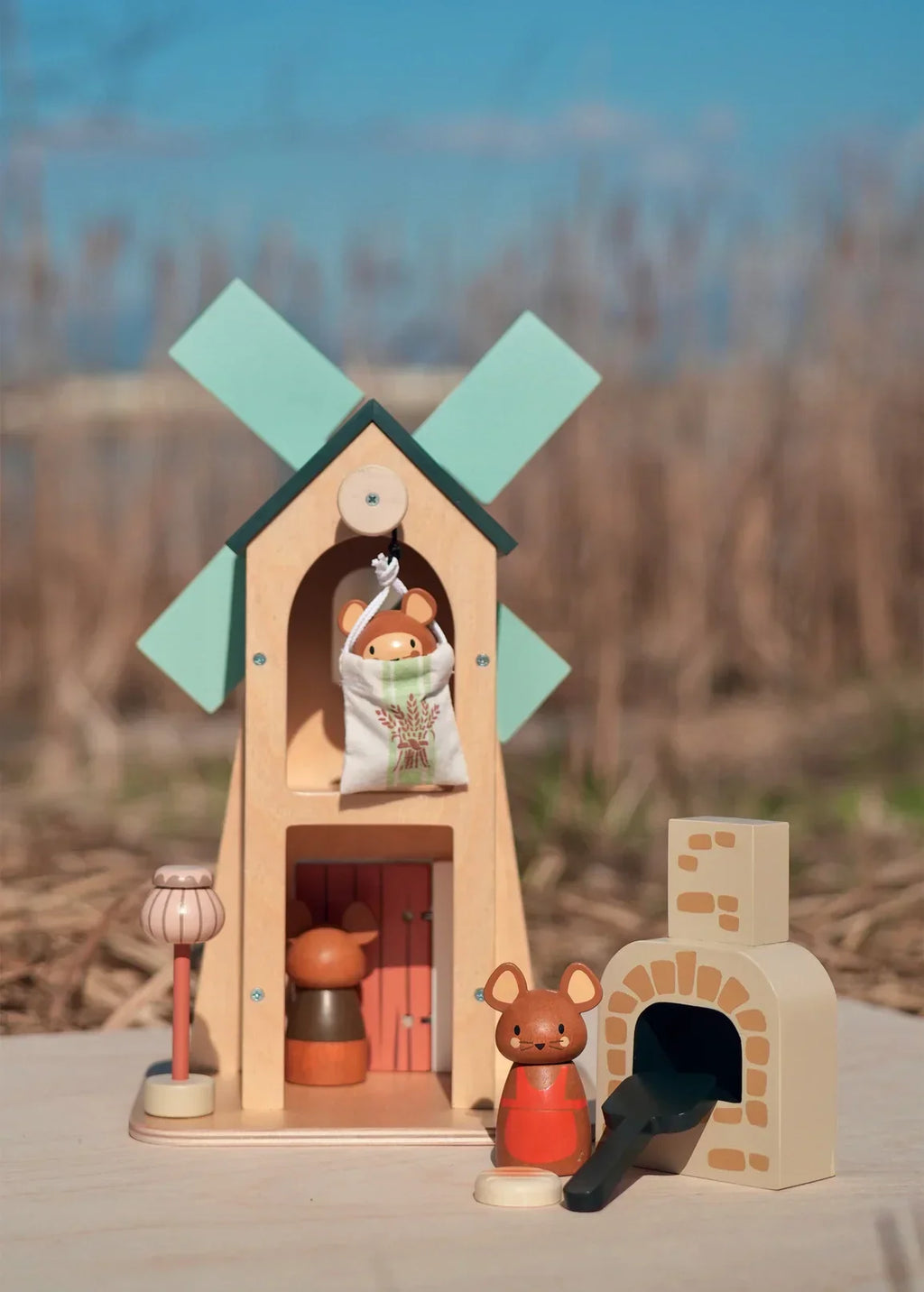 Wooden Windmill Playset