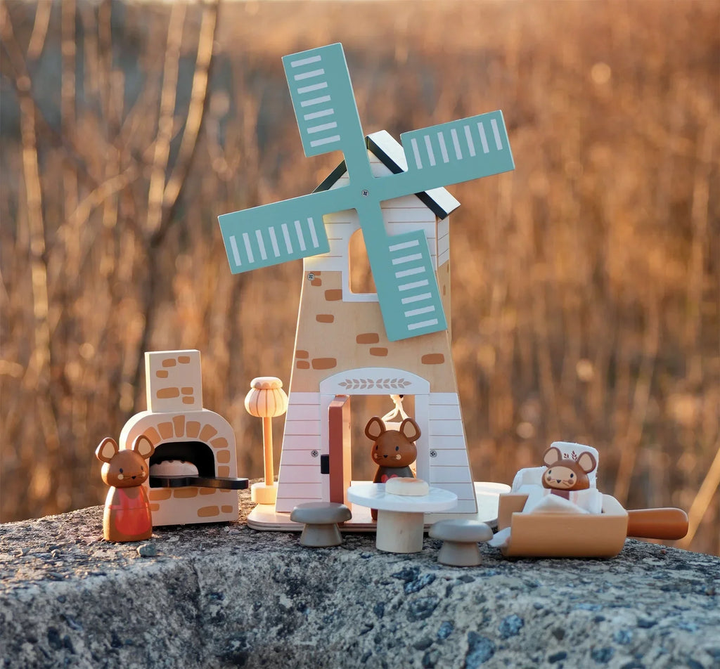 Wooden Windmill Playset