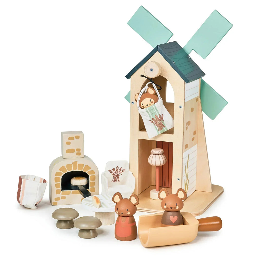 Wooden Windmill Playset