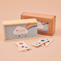 Wooden Dominoes Set - Rainbow