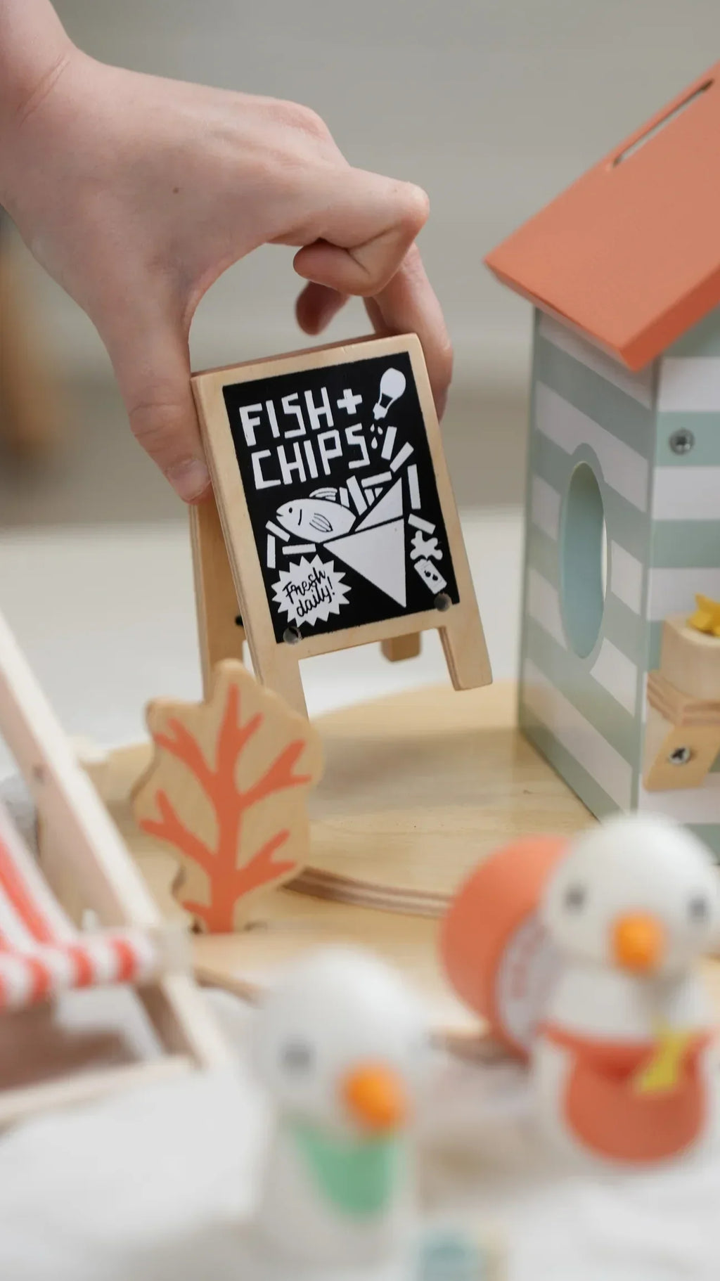 Wooden Beach Hut Play Set