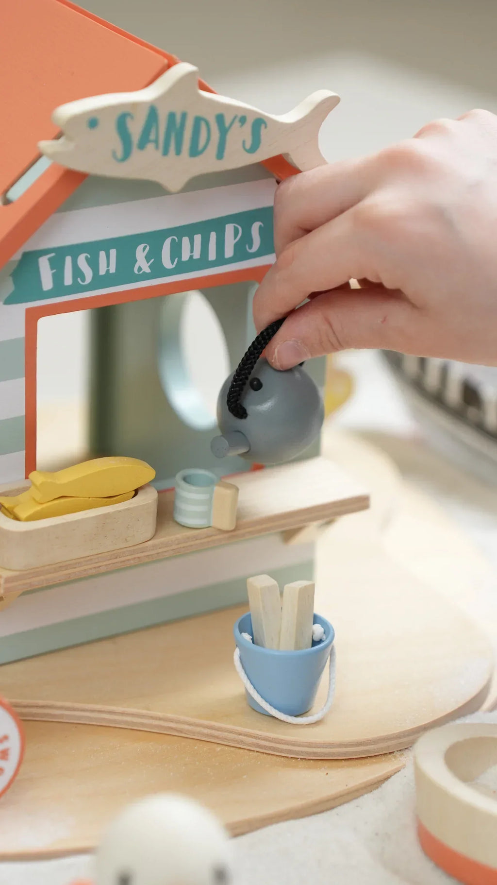 Wooden Beach Hut Play Set