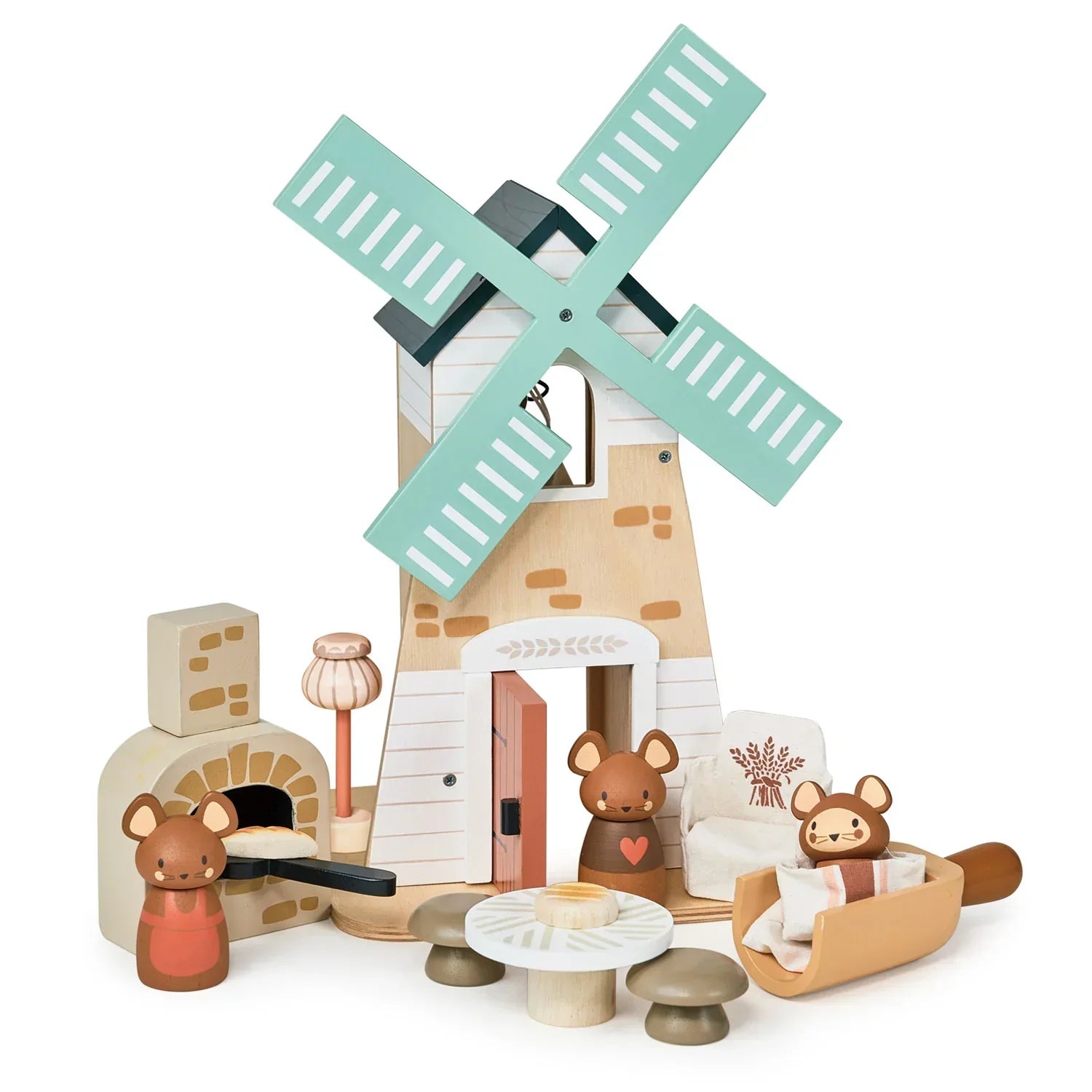 Wooden Windmill Playset