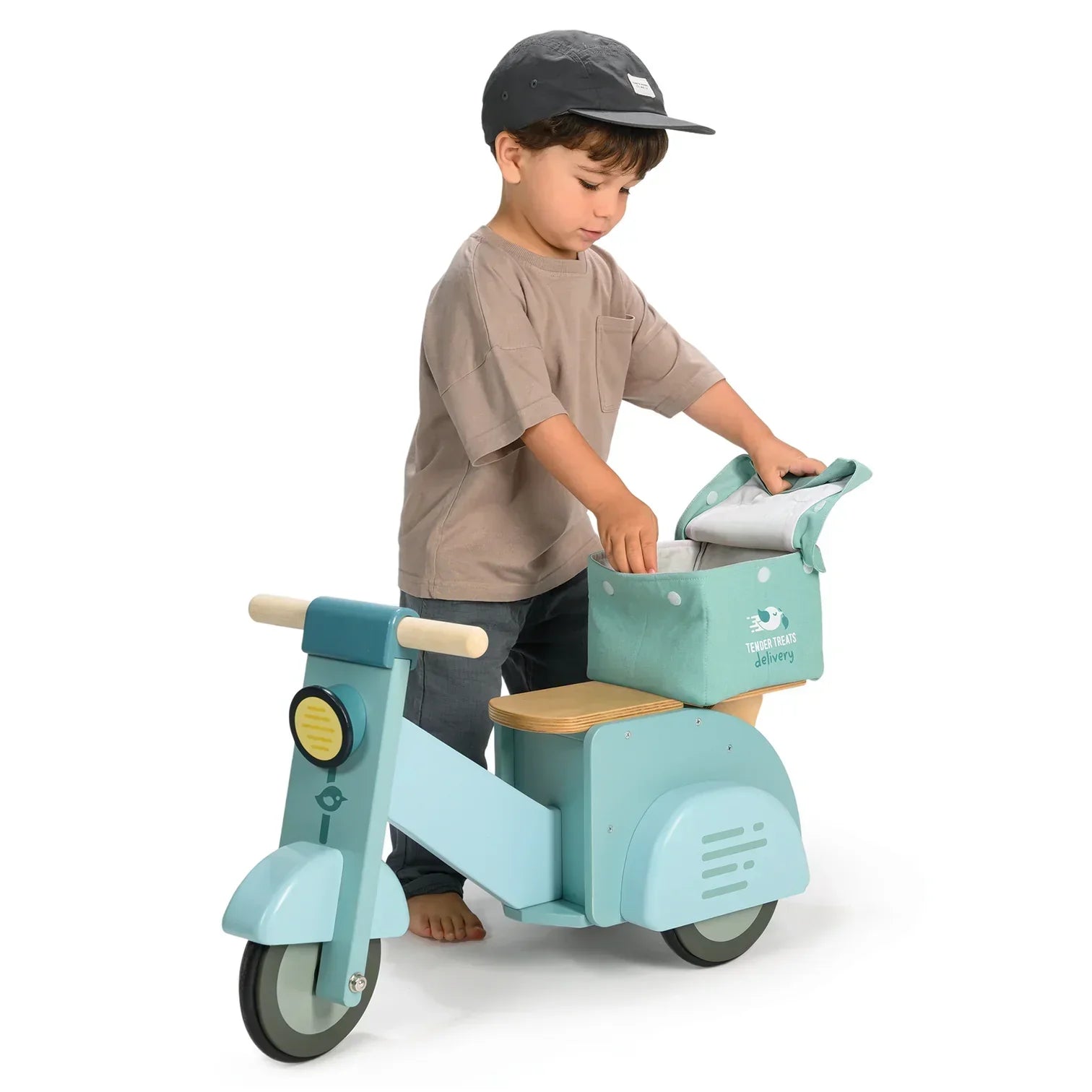 Wooden Delivery Scooter