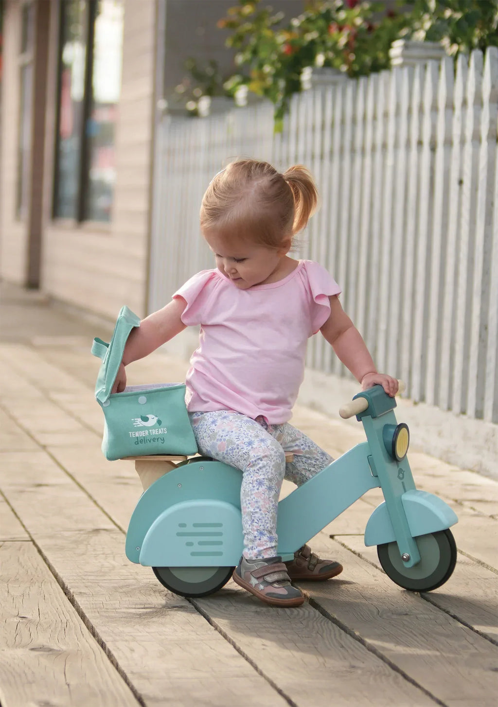 Wooden Delivery Scooter