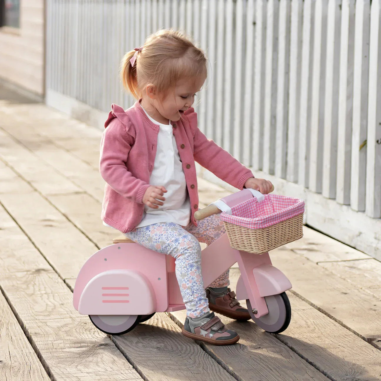 Wooden Delivery Scooter
