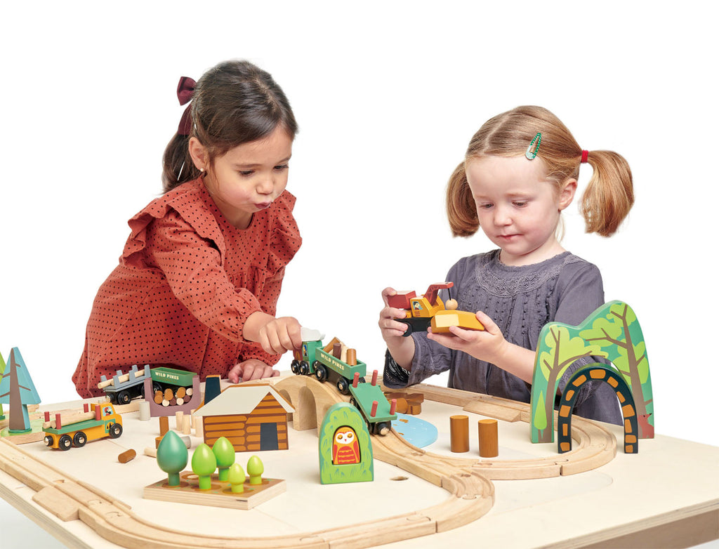Wooden Train Set