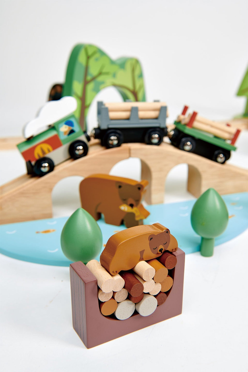 Wooden Train Set