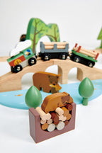 Wooden Train Set