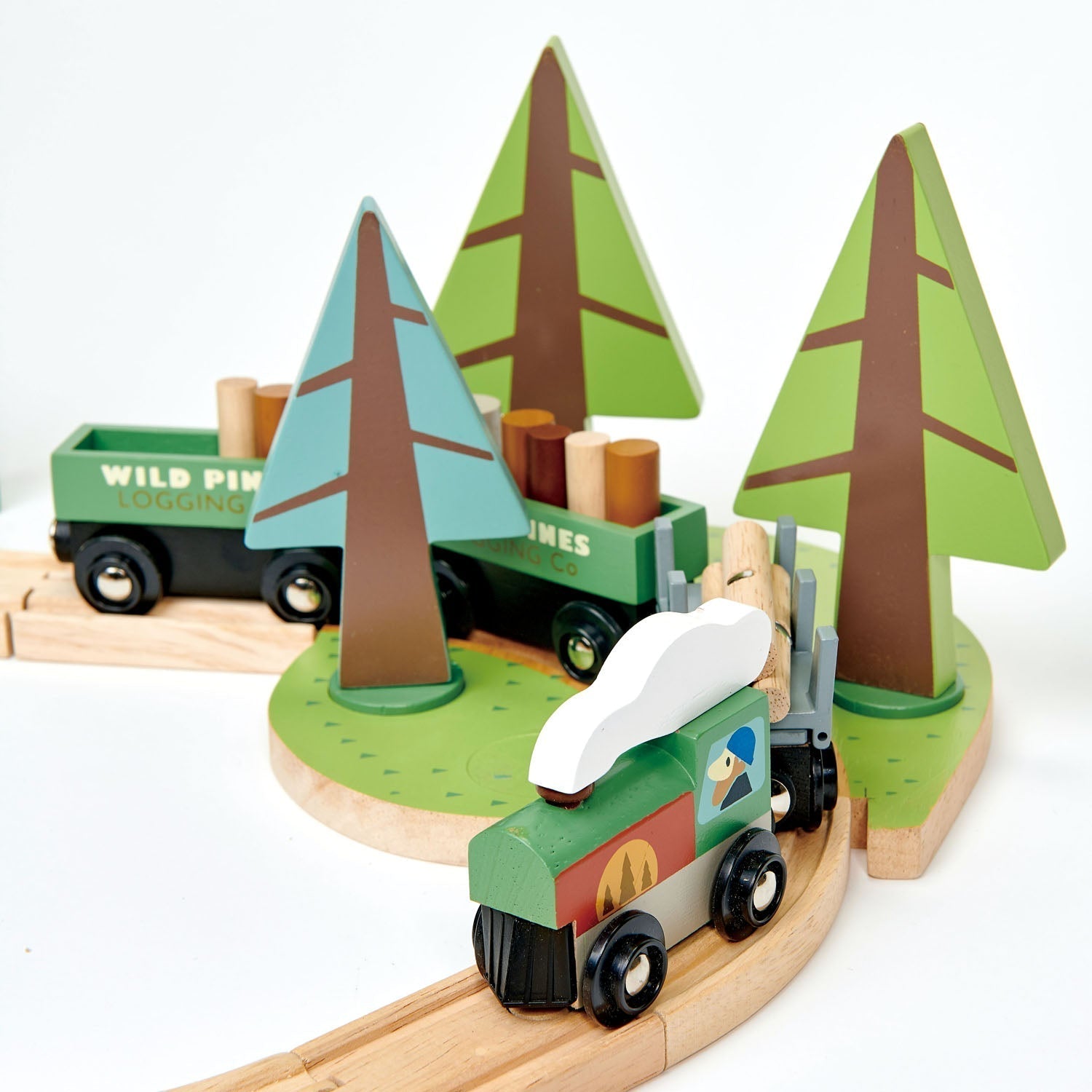 Wooden Train Set