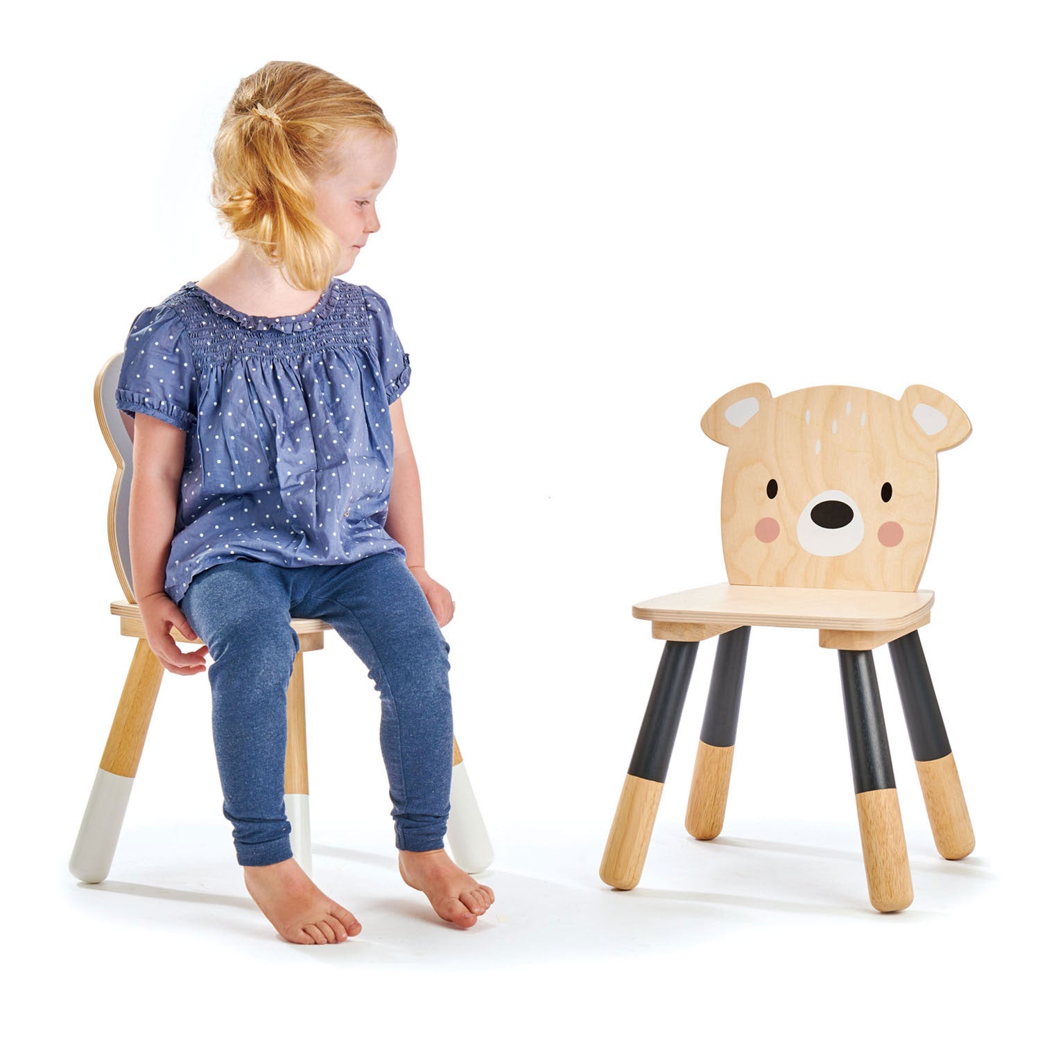 Wooden Bear Chair