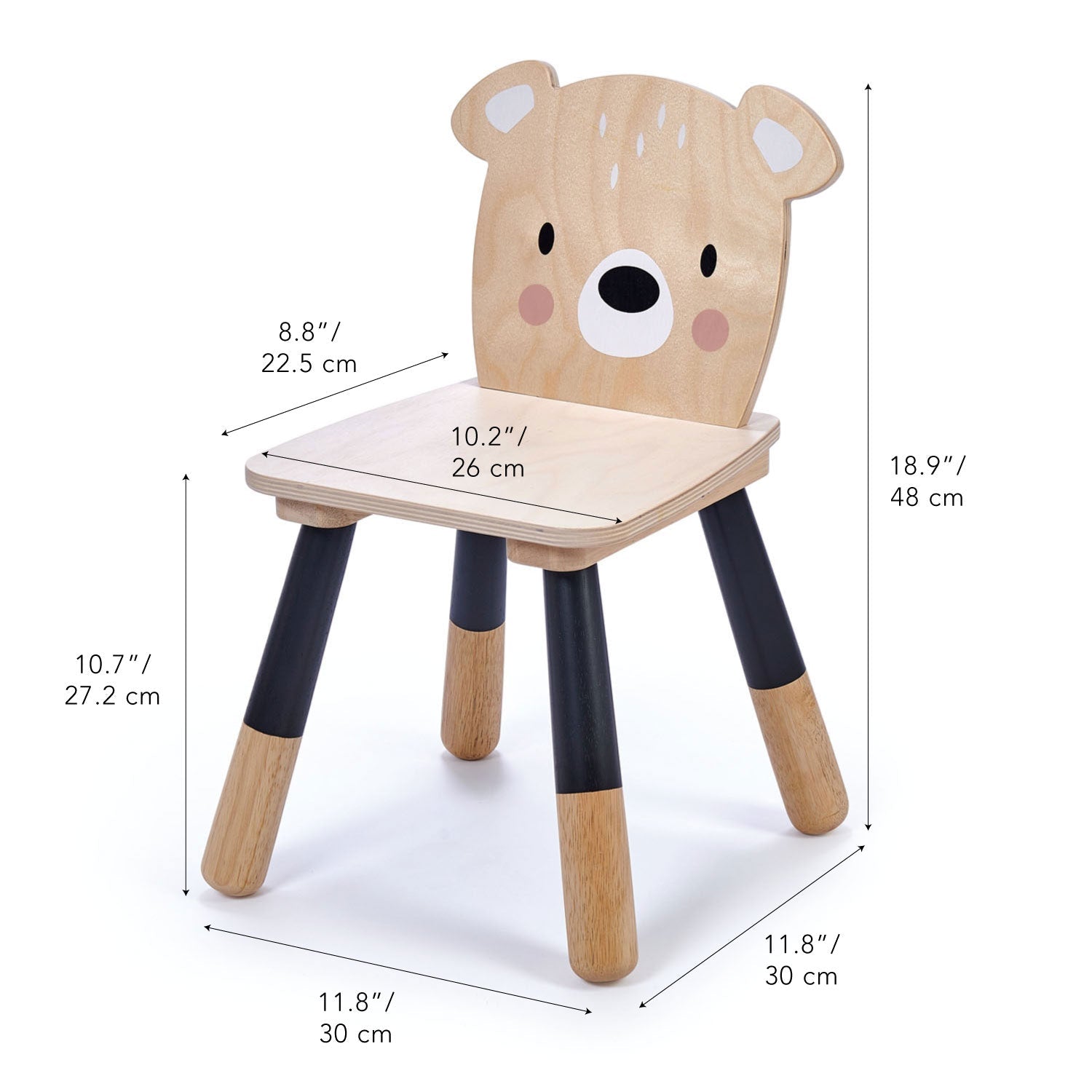 Wooden Bear Chair