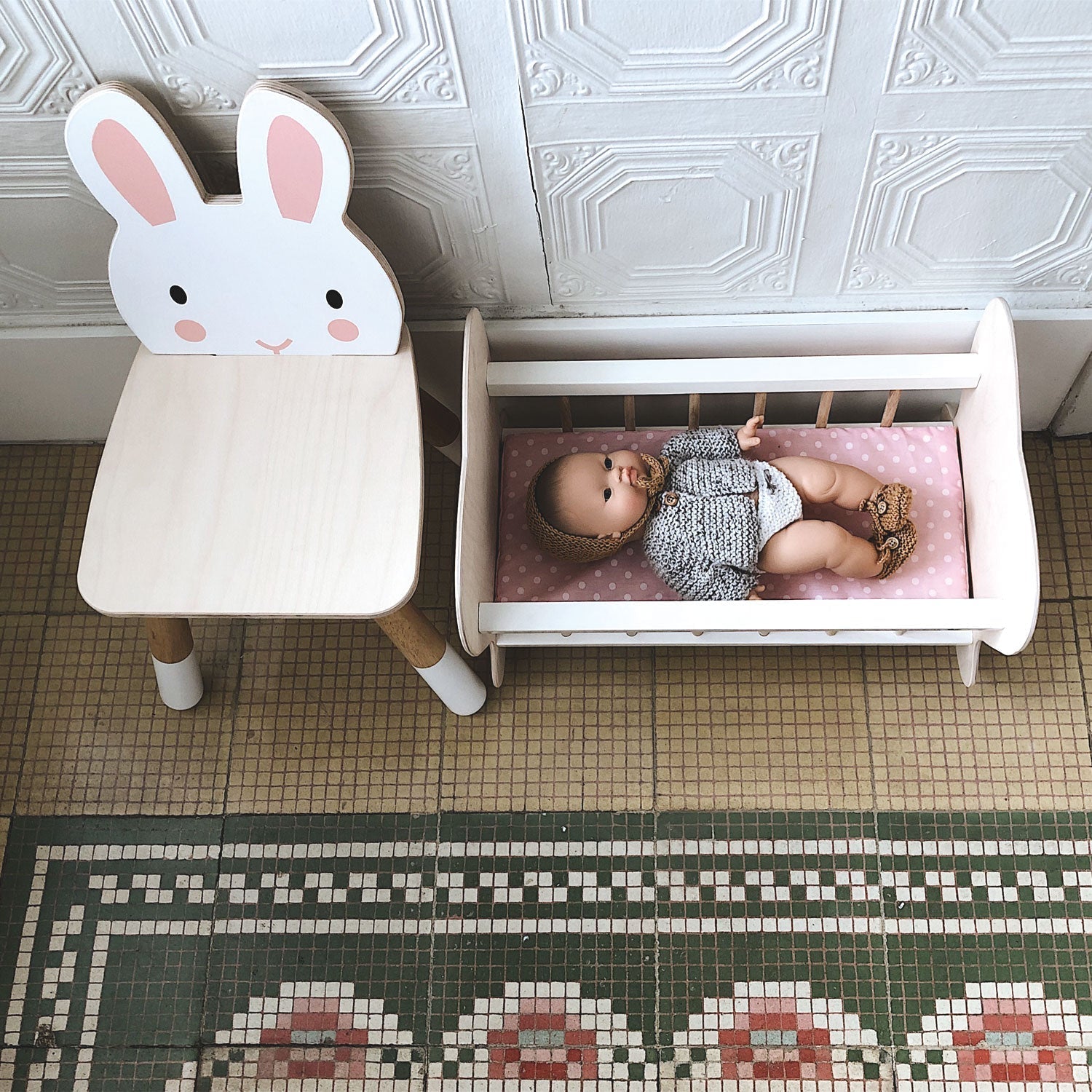 Wooden Rabbit Chair