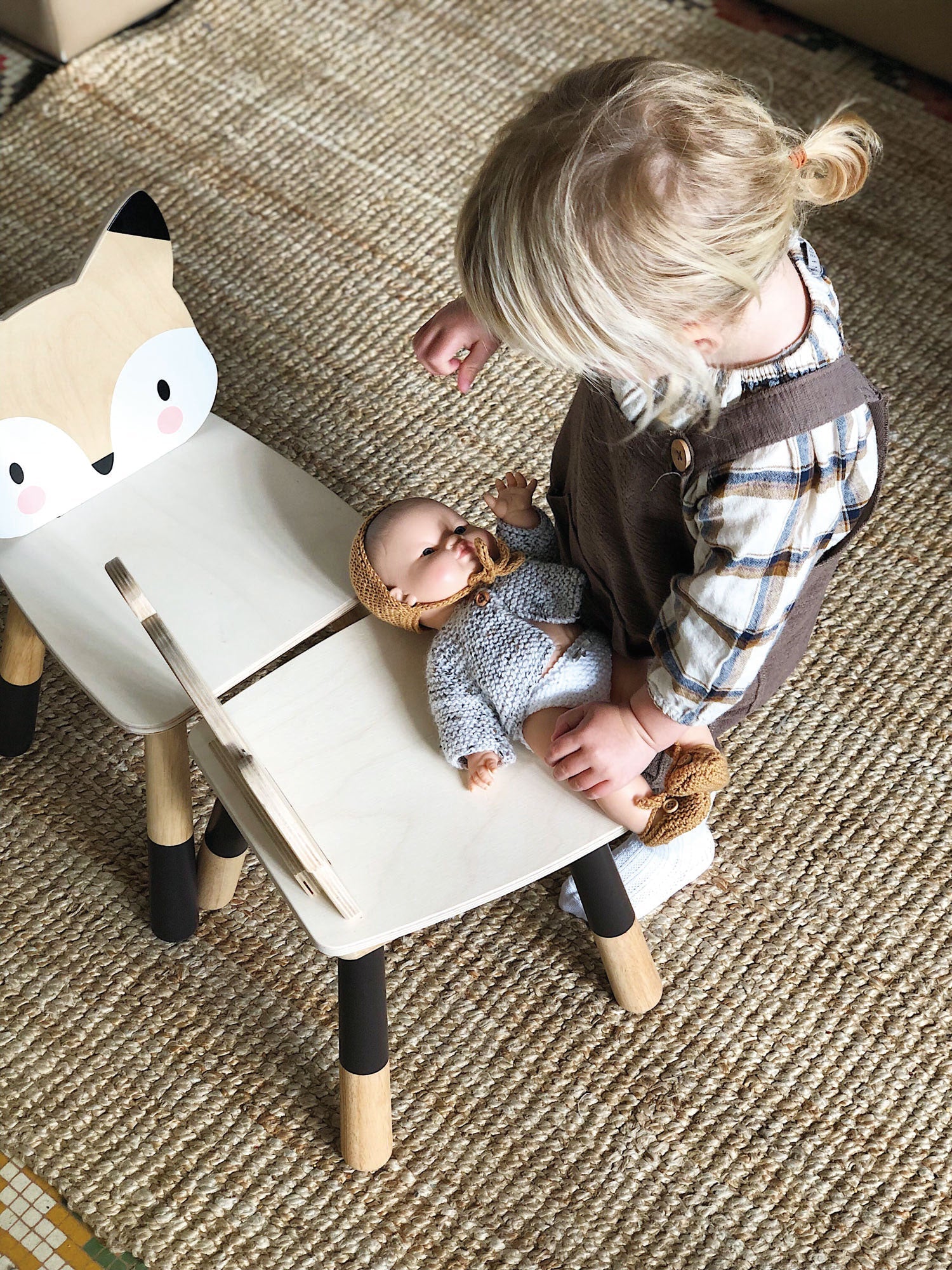 Wooden Fox Chair
