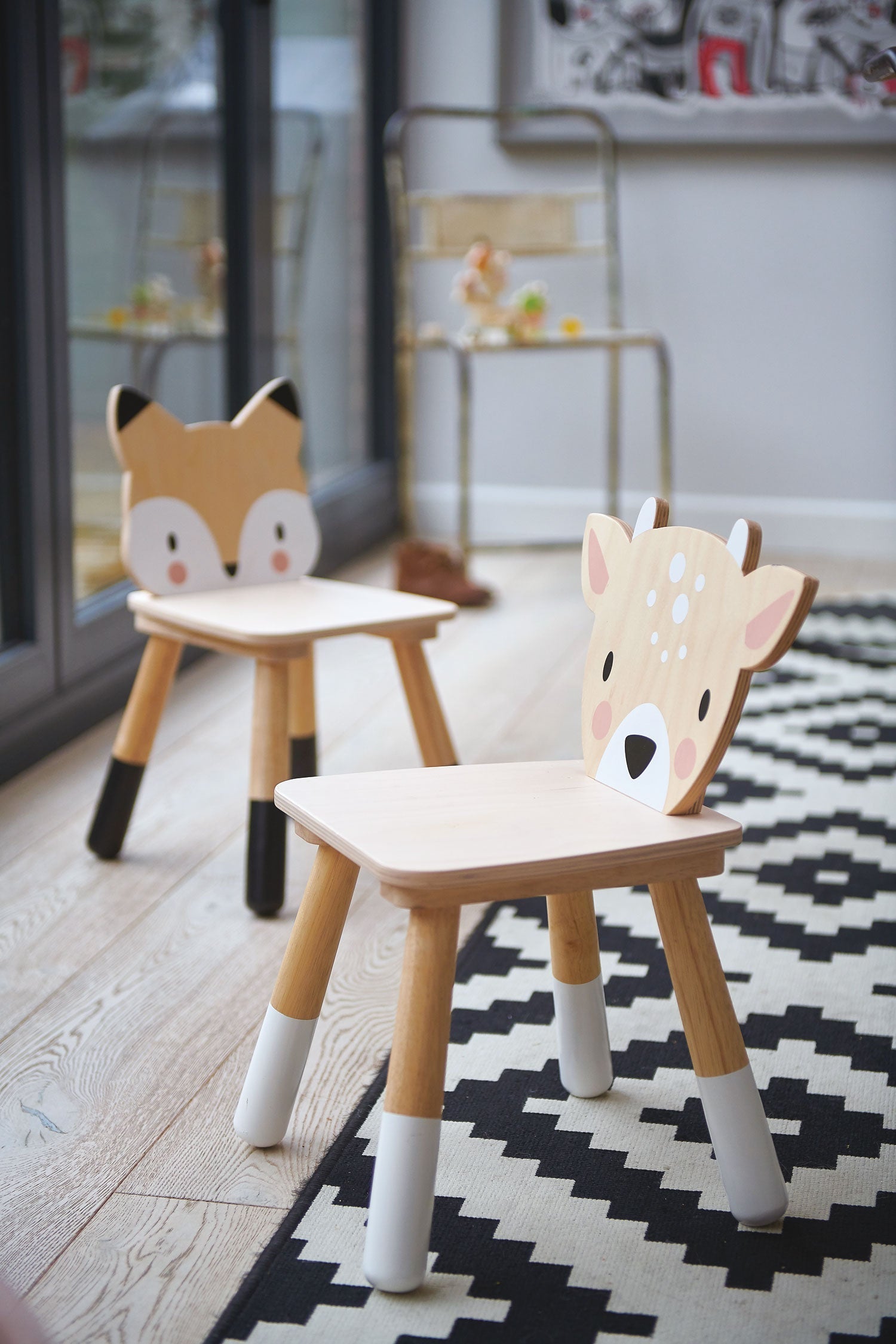 Wooden Fox Chair