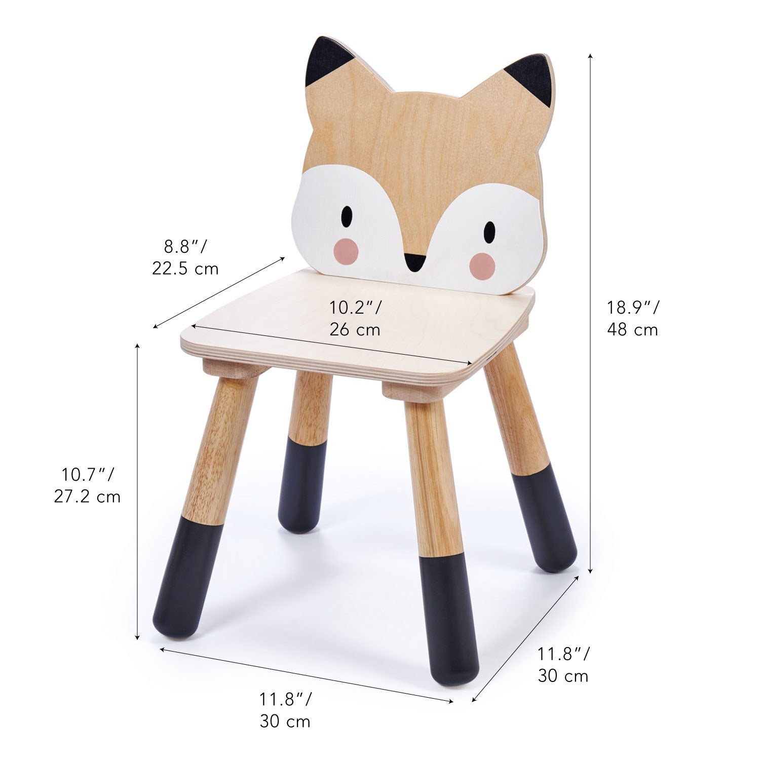 Wooden Fox Chair