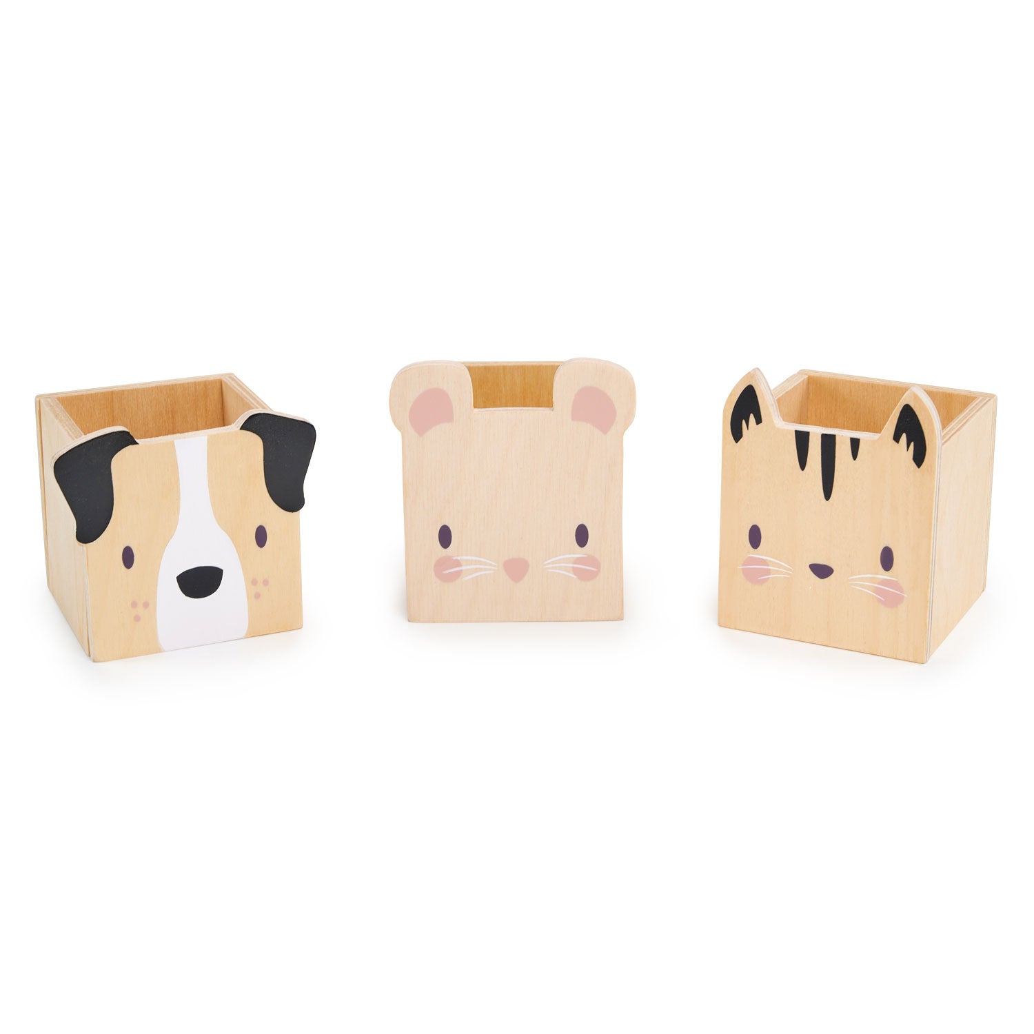 Wooden Pet Pencil Holders