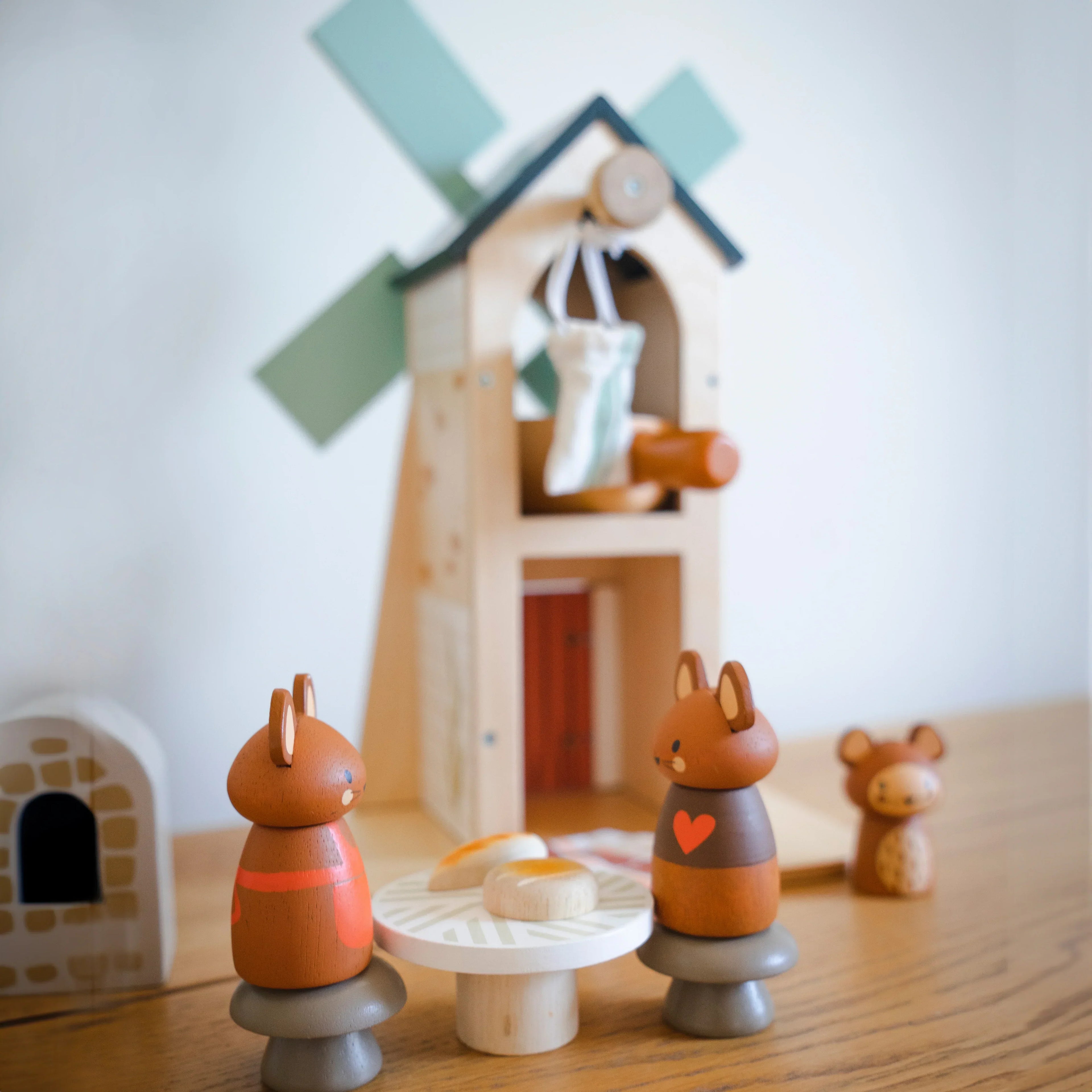 Wooden Windmill Playset