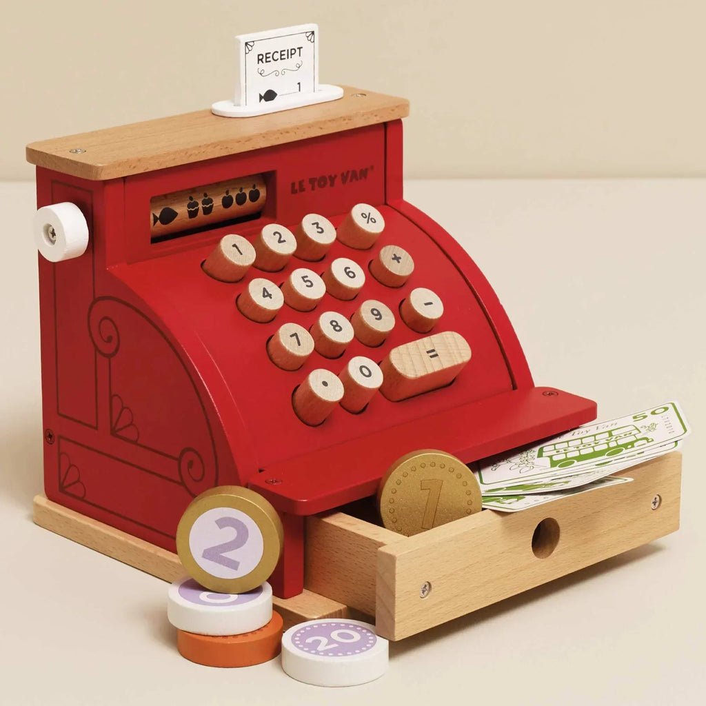Wooden Cash Register Toy