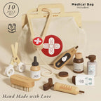 Wooden Animal Vet Set