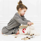 Wooden Animal Vet Set