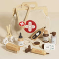 Wooden Animal Vet Set