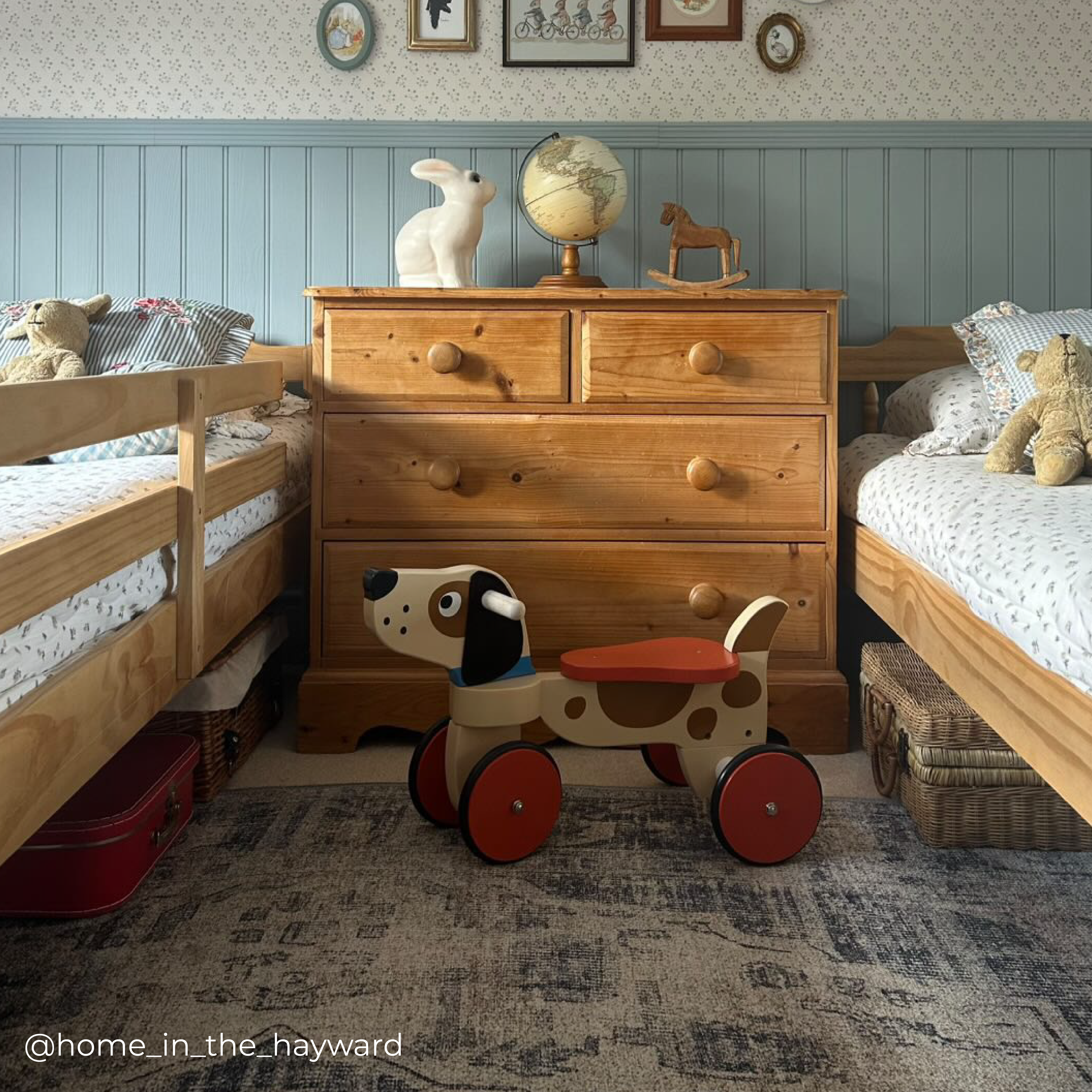 Wooden Ride-On Puppy