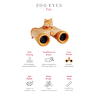 Kids Binoculars - Fox Design - 8x Magnification
