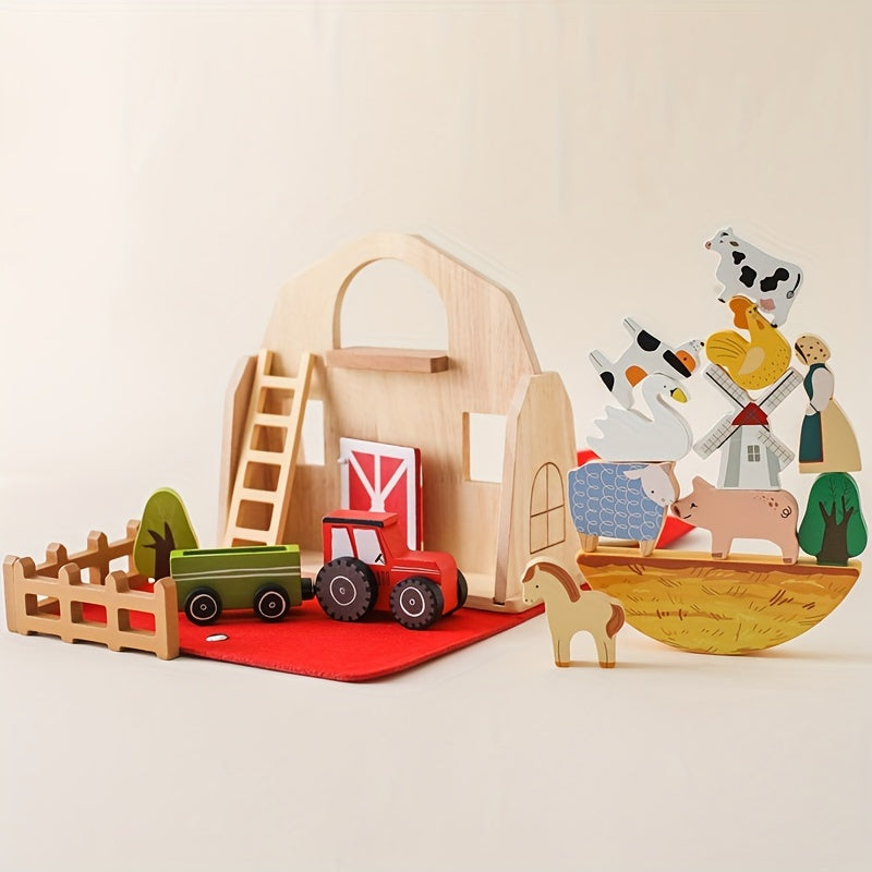 Wooden Baby Educational Play House
