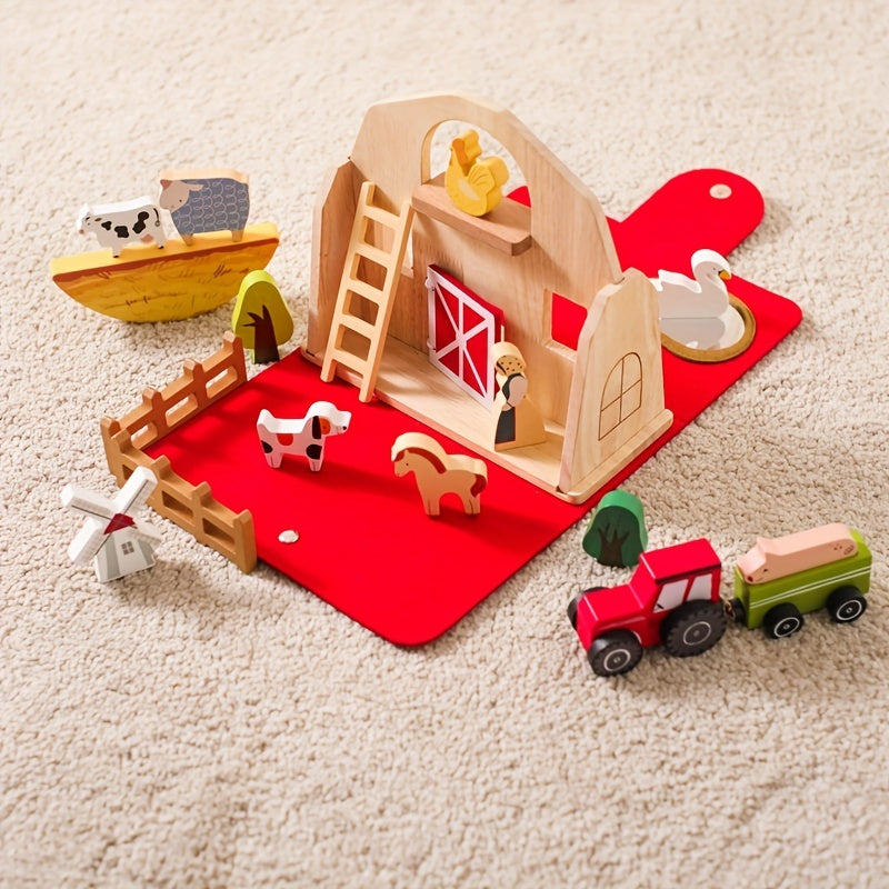 Wooden Baby Educational Play House