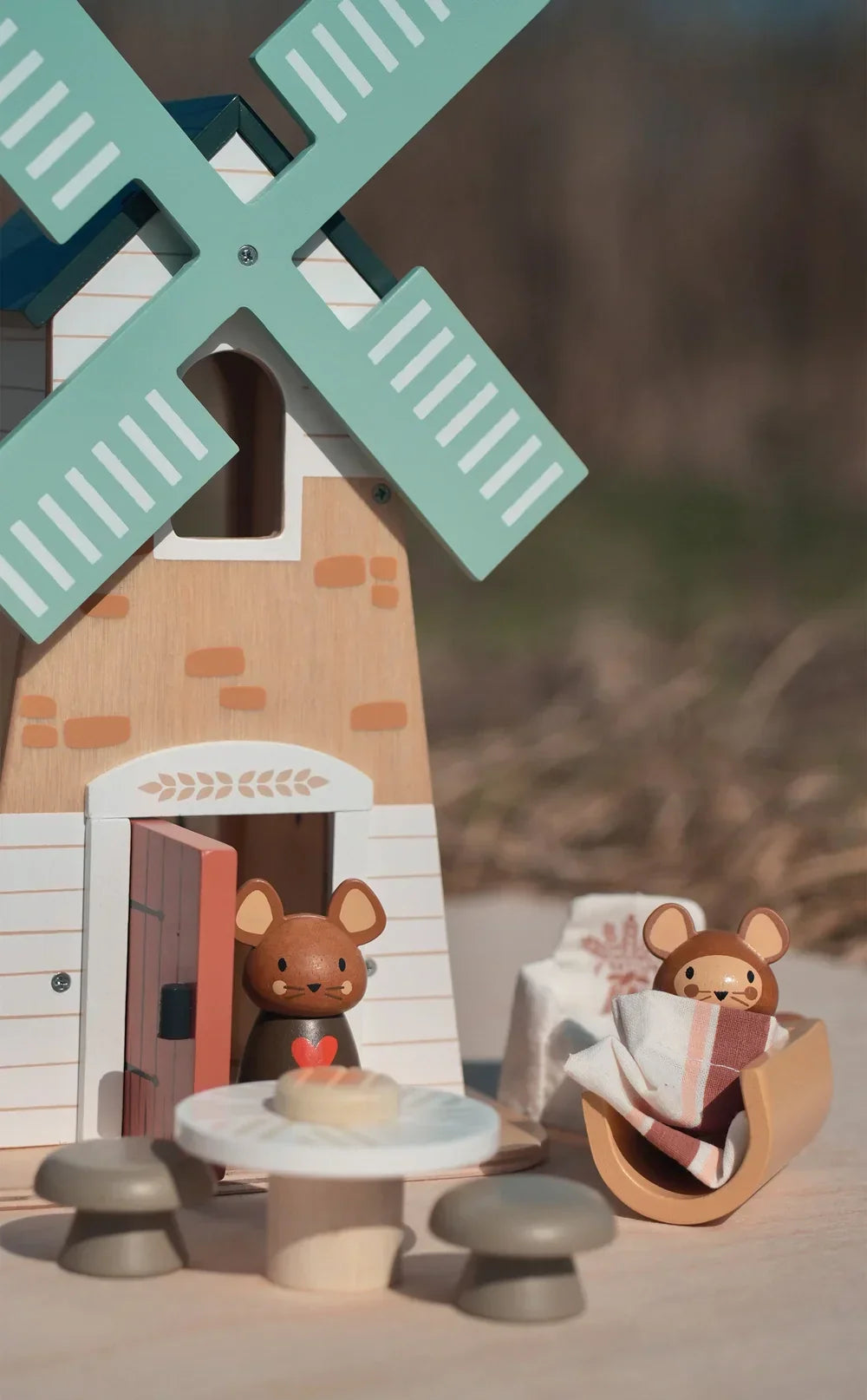 Wooden Windmill Playset