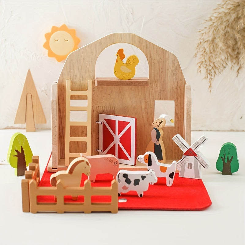Wooden Baby Educational Play House