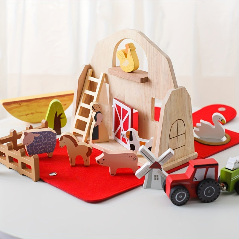 Wooden Baby Educational Play House