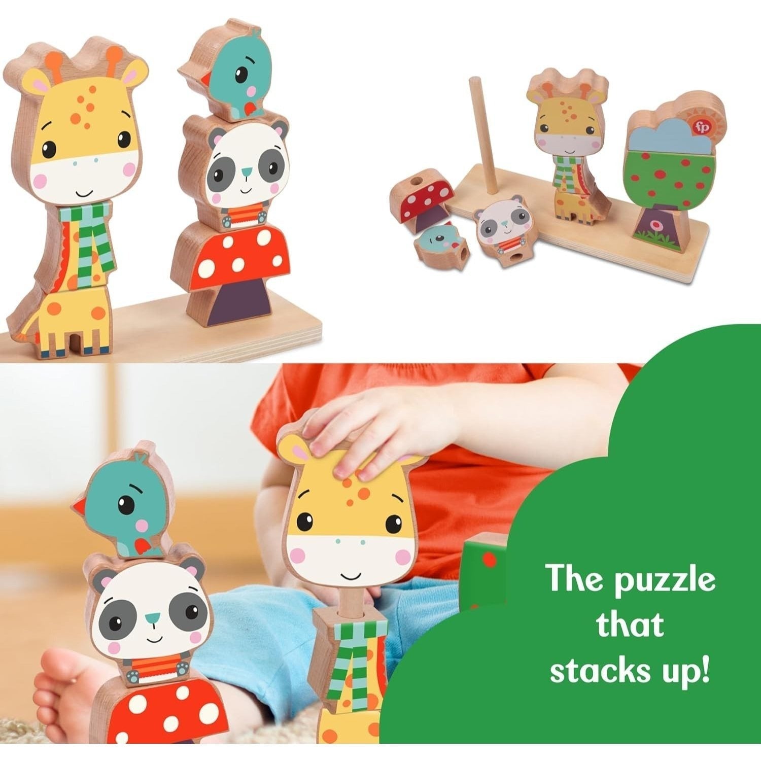 Wooden Stacking Puzzle