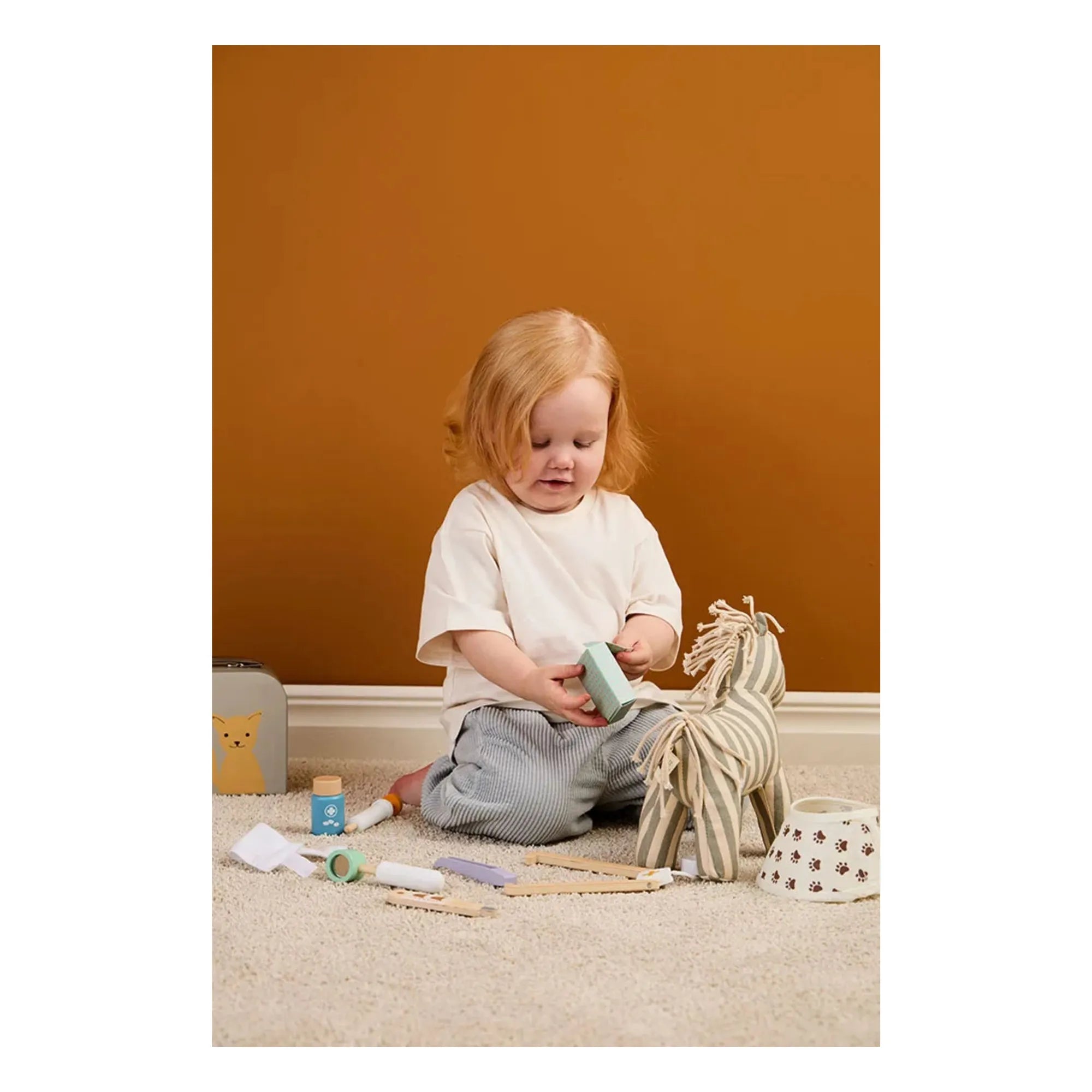 Wooden Veterinary Play Set