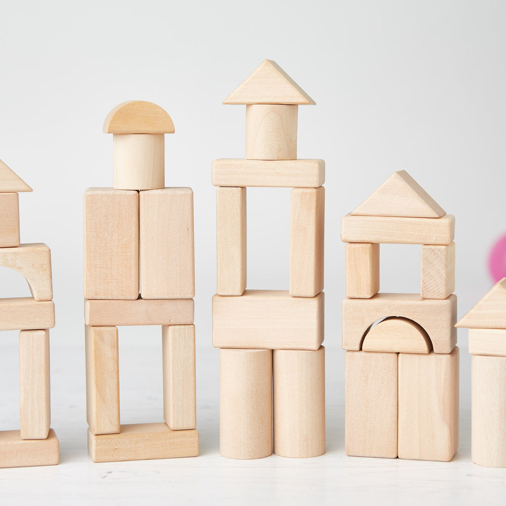 Wooden Building Blocks Set