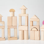 Wooden Building Blocks Set