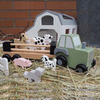 Wooden Jeep Safari & Animal Set