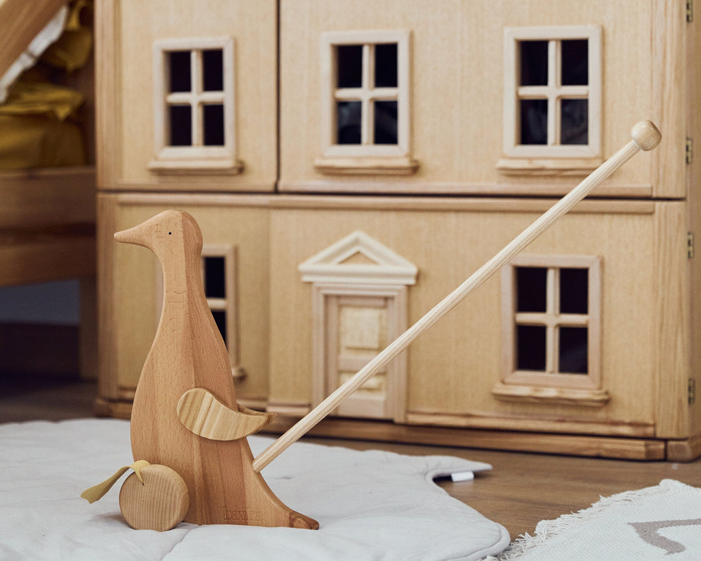 Wooden Duck Push Toy