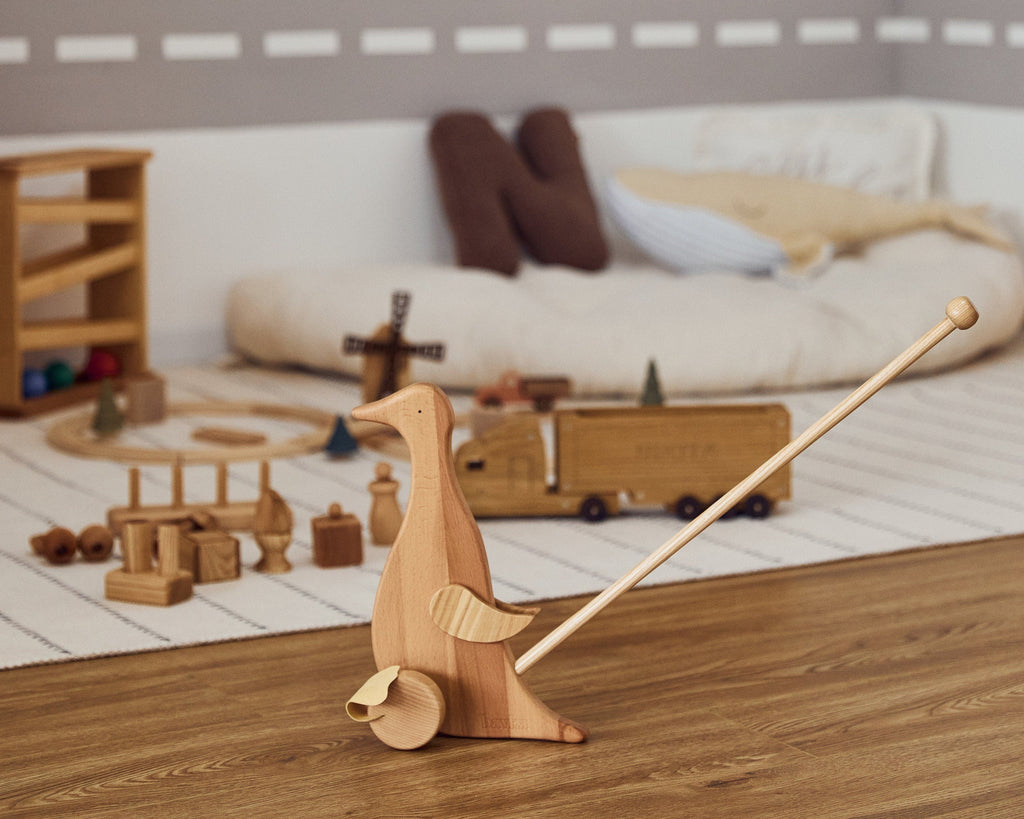 Wooden Duck Push Toy