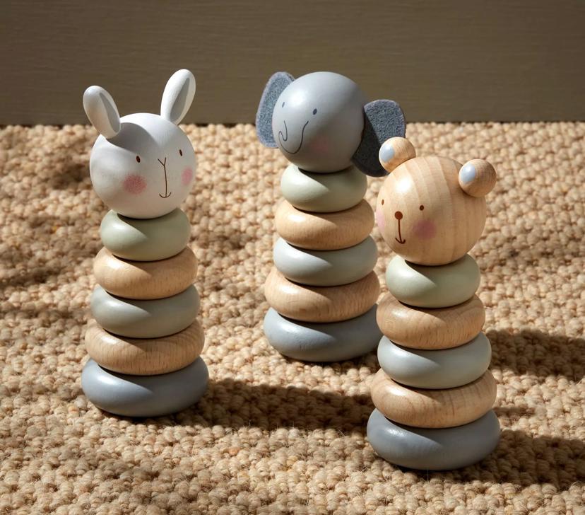 Wooden Stacking Rings Toy