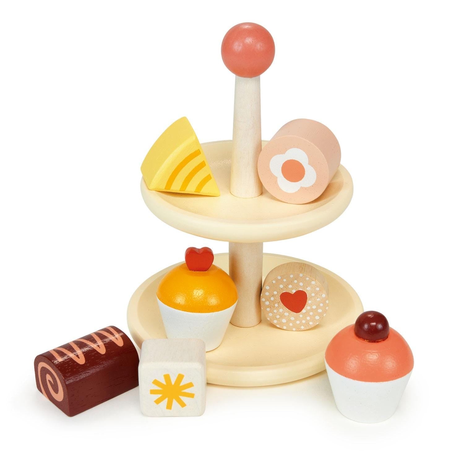 Wooden Afternoon Tea Set